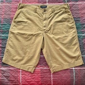 American Eagle Mens Shorts Size 36 Chino Tan Ne(x)t Level Flex Longer Length